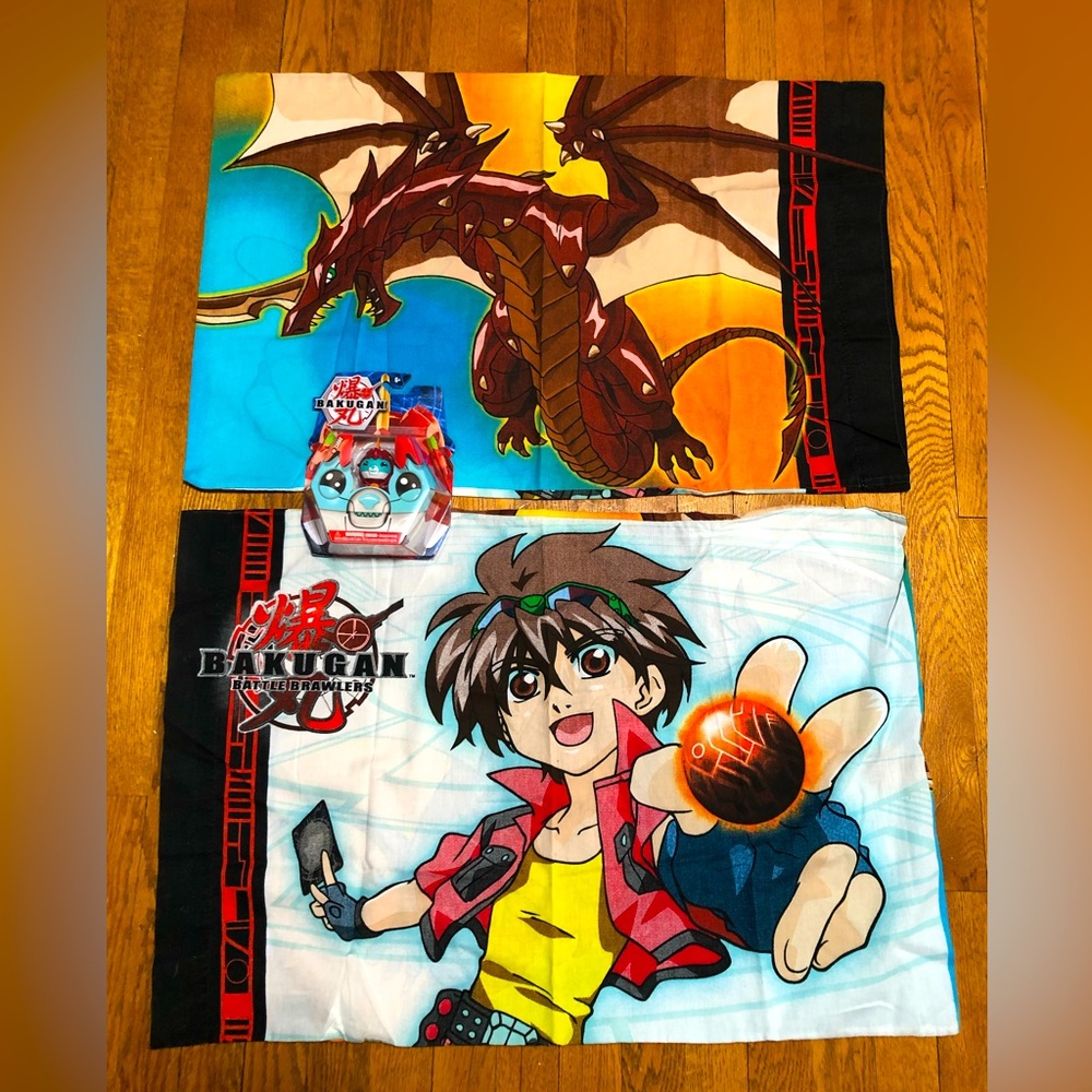 Set of BAKUGAN ‘Battler Brawlers’ Pillow Cases + BONUS